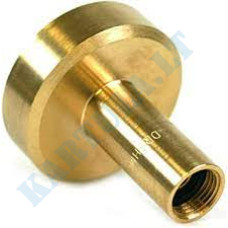 Tourist gas cylinder filling adapter