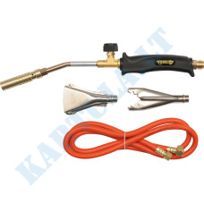Gas burner with hose and replaceable nozzles (73325)