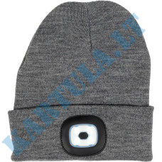 Universal warm winter hat | with built-in 120lm LED lamp (74225)