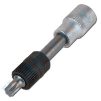 Socket for generator pulleys | 12.5 mm (1/2") | T-Star (Torx) T50 | 2 pcs (4240)