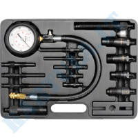 Diesel compression gauge with adapters (YT-7307)