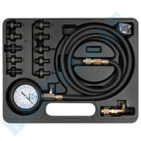 Oil Pressure/ Gauge | with long hose and adapters | 12 pcs. (YT-73031)