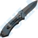 Curved knife | black finish with matte texture | 20 cm (FK8)