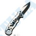 Curved knife | Black finish blade edge | 20 cm (FK8A)