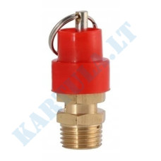 Safety valve 0-8bar. Spare part 1/4"