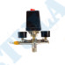 Reguliatorius kompresoriui su slėgio jungikliu ir manometrais | 380V (SK10679)