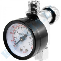 Air flow regulator with pressure gauge (LG-02A)