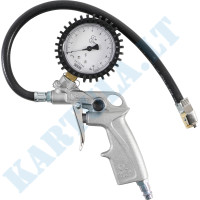 Inflation gun with pressure gauge | calibrated | 0 - 10 bar (53CEE)