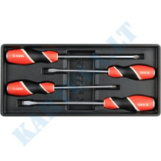 Hammer driver set | with a tray in the cabinet | 4 pcs. (YT-55469)