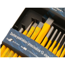 Set of chisels and knockers | 12 pcs. (FT00035)