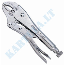 The crimping pliers curved