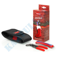 KNIPEX Water Pump Pliers Cable Knife 3 Piece Christmas Limited Edition (002072S6)