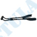 Pliers for clamping cooling hoses | with a rattle | curved | 340mm (SK1976)