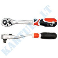 Ratchet handle for sockets | small teeth | 12.5mm (1/2") (YT-0732)