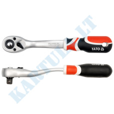 Ratchet handle for sockets | small teeth | 12.5mm (1/2") (YT-0732)
