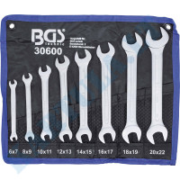 Set of open end spanners | 6 - 22 mm | 8 pcs. (30600)