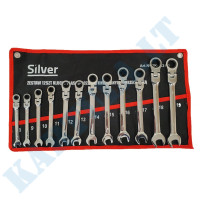 Wrench set 12d. with hinge (8-19mm) grommets (SK-012-03)