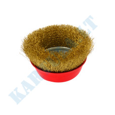Brass Crimped Wire Cup Brush 125mm/5" M14