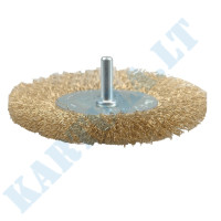 Wire brush | flat with shank | varied | 75 mm (06985)