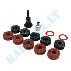 Wheel Hub Grinding Kit | for screws and nuts | 14 pcs. (S-WH38R)